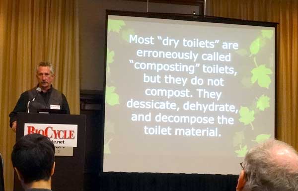 Joe Jenkins speaking at the Biocycle West Coast Conference in Portland, Oregon, April 14, 2015 Joe Jenkins speaking at the Biocycle West Coast Conference in Portland, Oregon, April 14, 2015